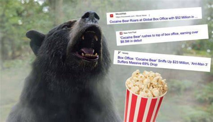 
“Cinema at its finest”: Hilarious Cocaine Bear memes take over Twitter as hype train intensifies 