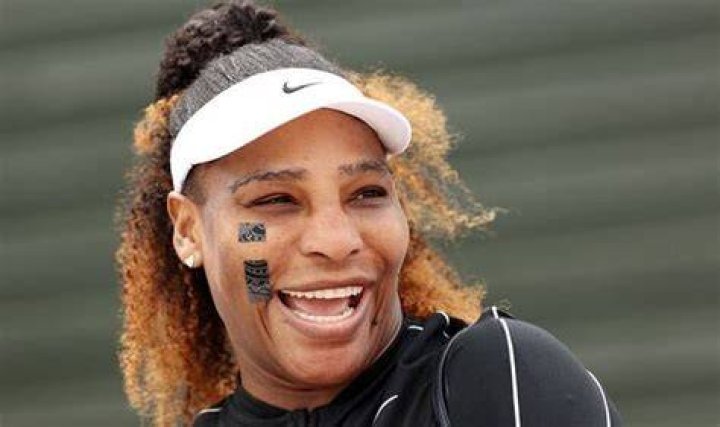 
What Has Serena Williams Got On Her Face Today? 