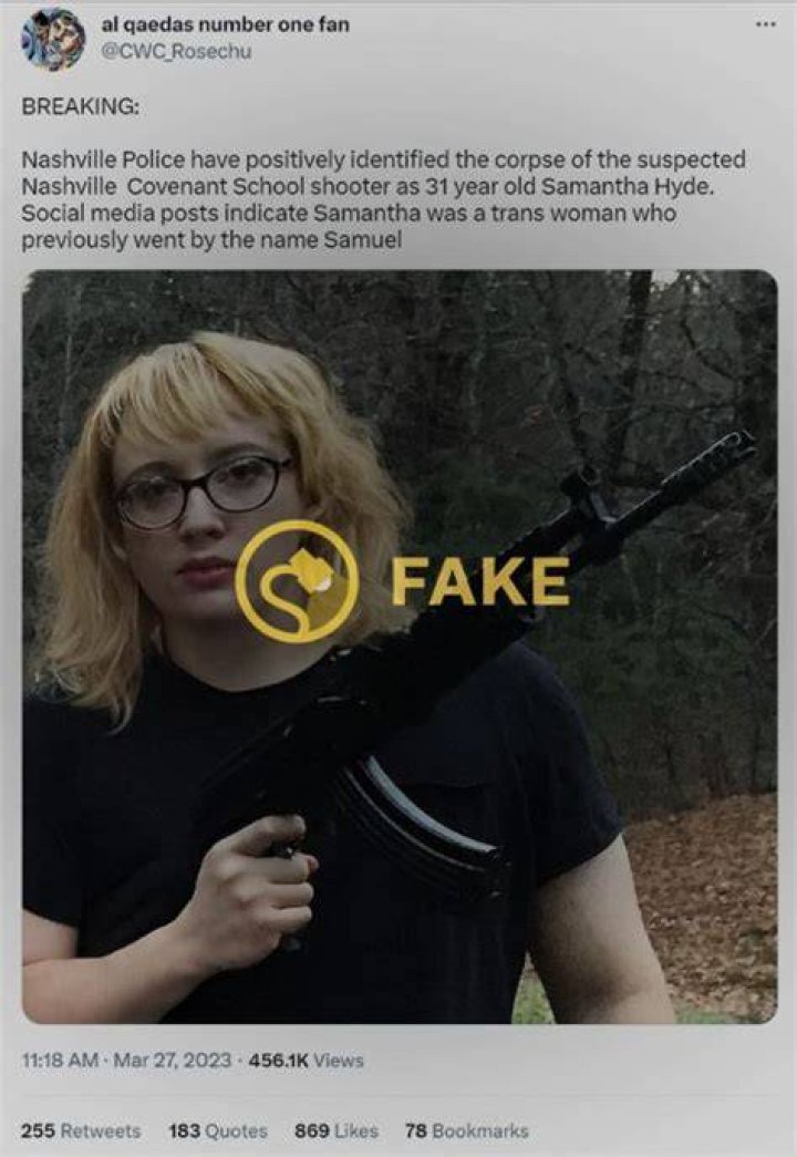 
Who is Samantha Hyde, why is the 4chan meme going viral after Covenant School, Nashville shooting? 
