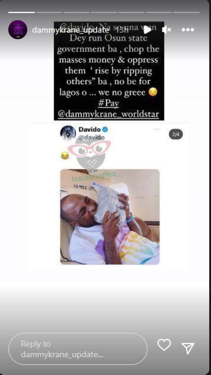 
“You Rise By Ripping Others” – Dammy Krane Fumes As He Continues To Drag Davido Over Unpaid Debt 